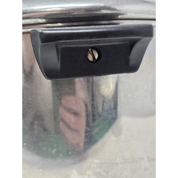 Revere Ware 8 Qt Pot W/lid Stainless Steel Copper Bottom Clinton IL Bake Lite - Picture 6 of 14